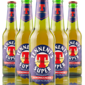 Birra Tennent's Super lt 0.33 vap x 24 bottiglie - immagine 1