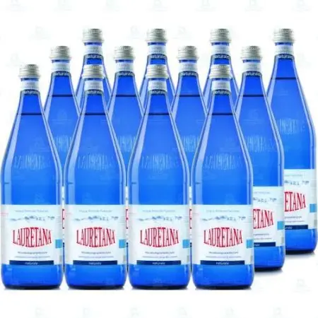 Acqua Lauretana Naturale 1Litro Cassa Da 12 Bottiglie In Vetro-image